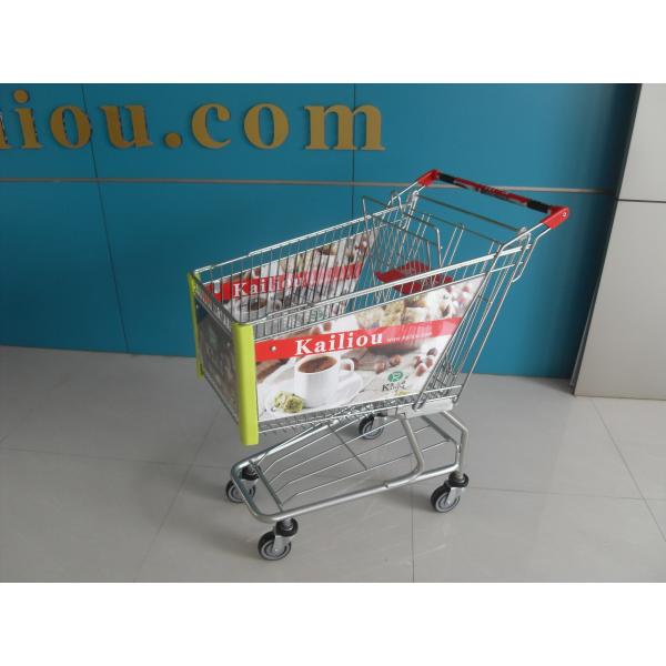 Zinc Plated Supermarket Shopping Trolley 1010 x 600 x1015 mm