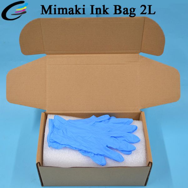 Quick Drying 2L Eco Solvent Water Based Ink Bag For Mimaki CJV300-130 CJV300-160