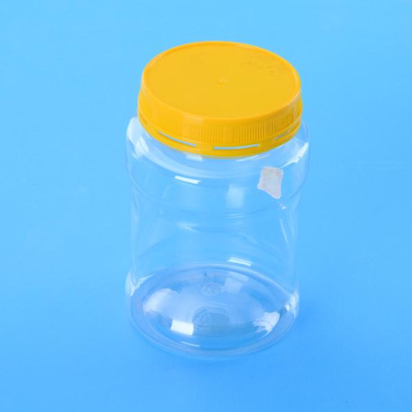 Pots en plastique sans danger pour les enfants de couvercle à visser de l