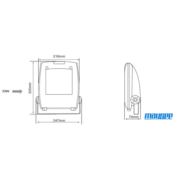 33w High Power RGB LED Flood Light , Dimmable Colour Changing LED Flood Lights