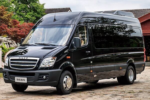 Higer Brand Diesel Used Mini Bus 7045x2000x2840mm With 10-21 Seats