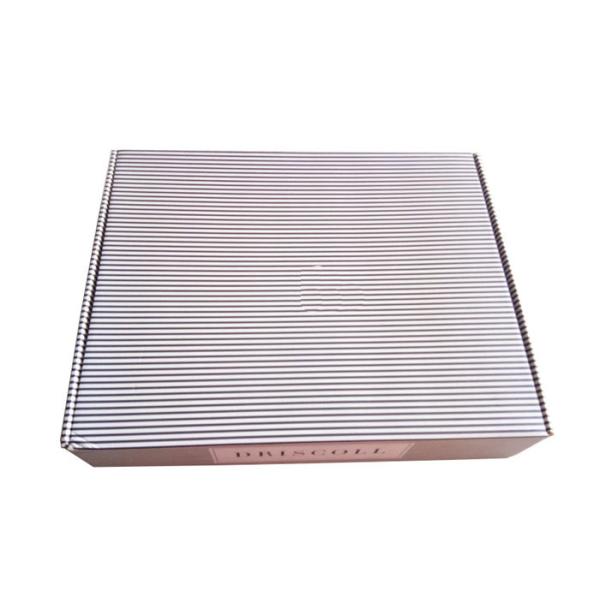 Strips Flat Folding Corrugated Gift  Box For Dress And Hairs Packing