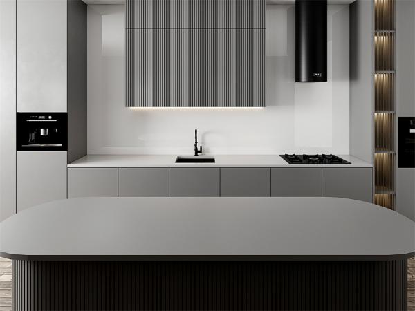 Piso interior cinza 1420x2700mm Matt Chapas de pedra sinterizadas para varanda
