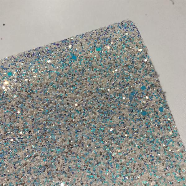 54/55' Wallpaper 3D Holographic Chunky Glitter Fabric