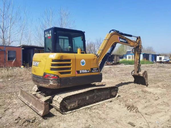 Used 2020 Sany SY60C-9 Excavator Mini Digger Compact Construction Equipment