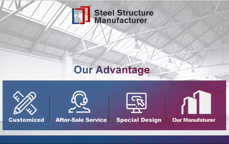 Earthquake Proof Q345 Steel Structure Building Prefab Steel Farm Building For Livestock