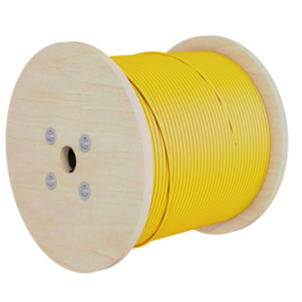 100m 4 Cores 6 Cores Fiber Optic Jumper Single Mode Yellow