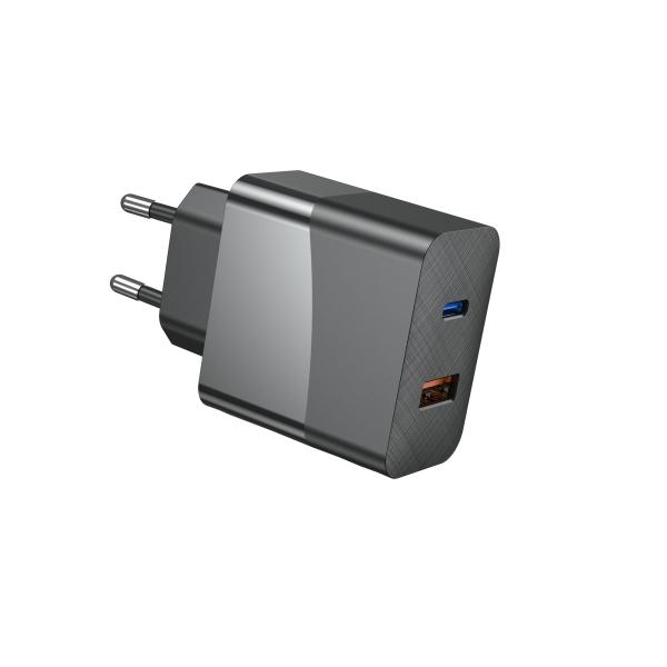 Multiple Protocols 45W Plastic PC GaN Charger With A C Port
