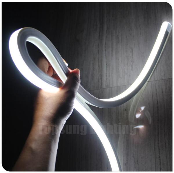 Luz à prova d'água 24v, de fibra de neão LED branca e fria, com faixa flexível de neão LED IP68