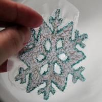 35GSM PVA Cold Water Soluble Film / Dissolvable Film For Embroidery Backing