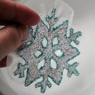 35GSM PVA Cold Water Soluble Film / Dissolvable Film For Embroidery Backing