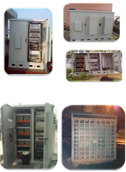 Гальванизированное стальное на открытом воздухе приложение 32U оборудования изолировало анти- корозию шкаф шкафа 19 дюймов