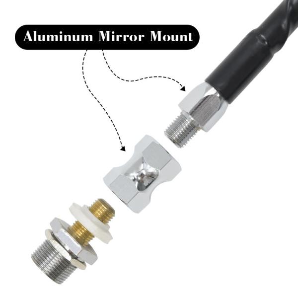 3ft 5ft montagem resistente do espelho da antena de 4 Cb da antena dos Cb da fibra de vidro do Ft