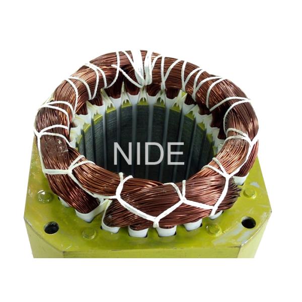 Tamaño medio lateral doble de la máquina de cordón del extremo de bobina de estator del motor con el certificado del CCC