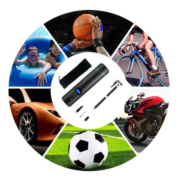 Portable Tire Inflator High Pressure Digital Air Pump for Cars Bikes & More