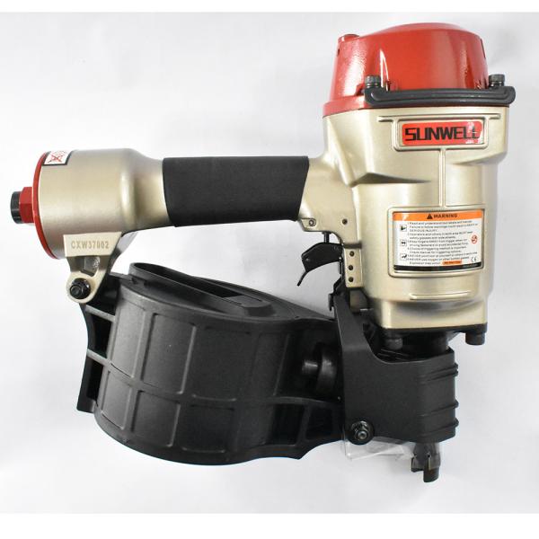 Aluminum Body Coil Nail Gun For Pallet Wooded Boxes 45mm - 70mm Nails Length Coil Nailer CN70