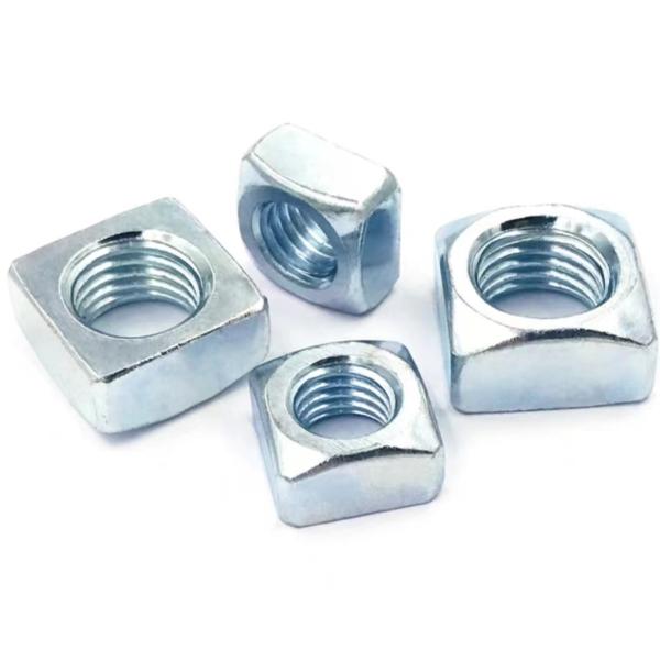 Customized Din 557 Square Nuts Carbon Steel Grade 4.8 /8.8 For Heavy Industry
