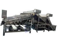 4900W Máquina de classificação de camarão Controle de rolos Anti-erosão automática