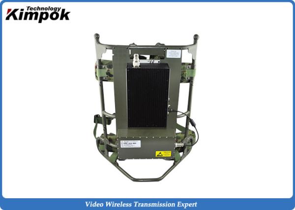 10 Watt Manpack COFDM Video Transmitter H.264 Walkie - Talkie Transmission System