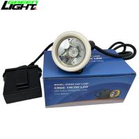 Lâmpadas de tampa de mineração à prova d'água LED com bateria Li-ion 10000lux 6.6Ah 3.7V