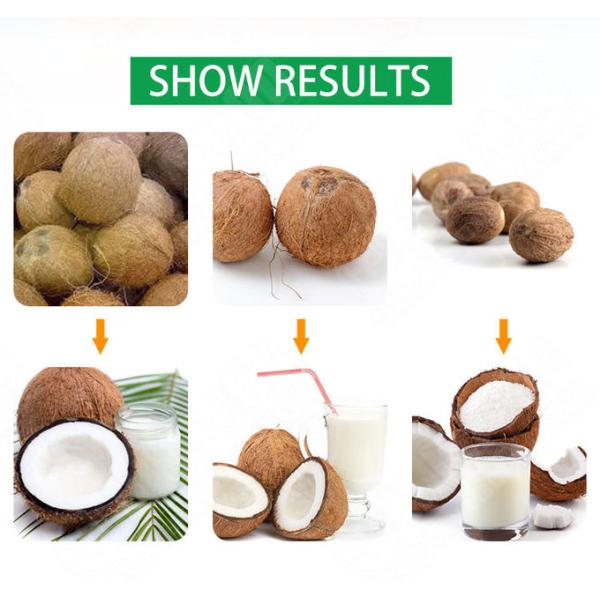 7.5kw Coconut Juice Extracting Machine Halving Half Cutting And Collecting Water