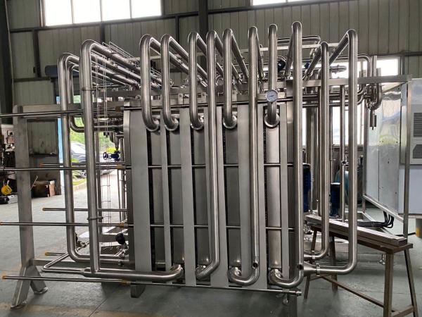 1000L Tubular UHT Milk Sterilizer Machine SUS304 Material