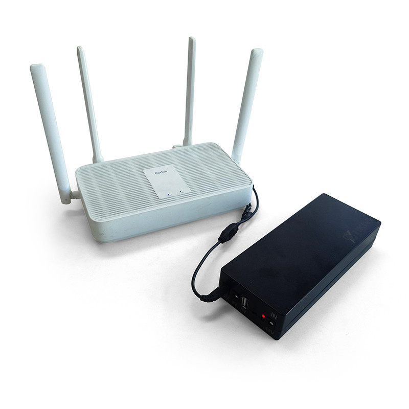 UPS резервная мощность 12в 2а UPS Mini Для WiFi маршрутизатора 5200mah Поддержка Настройка