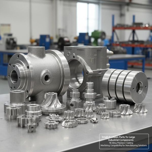 Nickel Alloy Casting and Ni Alloy Precision Casting with Up To 1200 Centi-degree Temperature Resistance, CT8 Size Tolerance, and Fabrication Compatibility