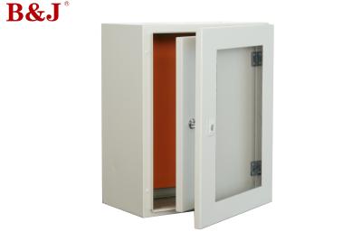 Double Door Metal Electrical Enclosure Box 400 x 300 x 200 mm Inner Door With Handle Lock