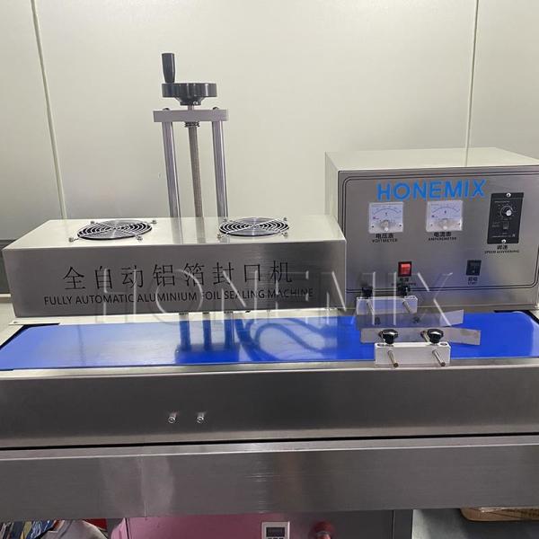 Horizontal Aluminum Foil Sealing Machine 3KW For Bottles Cap