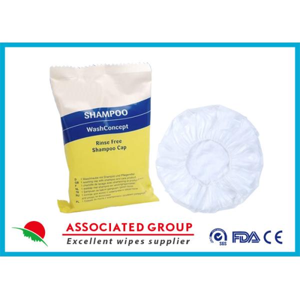 Nonwoven Waterless Shampoo Shower Caps / Microwave Hair Washing Cap