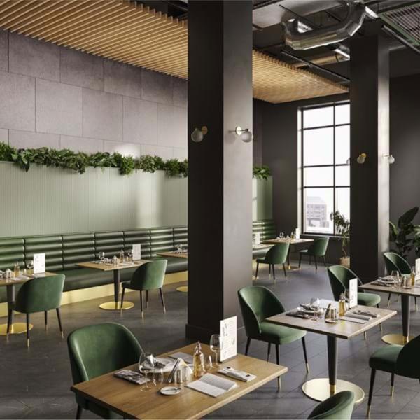 Modern Stainless Steel Eco-Friendly Customizable Restaurant Furniture Dining Chair for Cafe