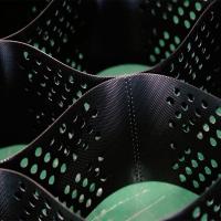 HDPE Smooth / Textured Perforated Geocell With CE Certificate Gravel Grids Paver Manufacturer  Supply