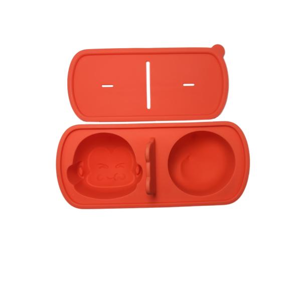 46gram Custom Made Baby Goods Silicone Food Mold With Size Is 13.5*6.3cm And Weight Is 60 Gram Red Colour