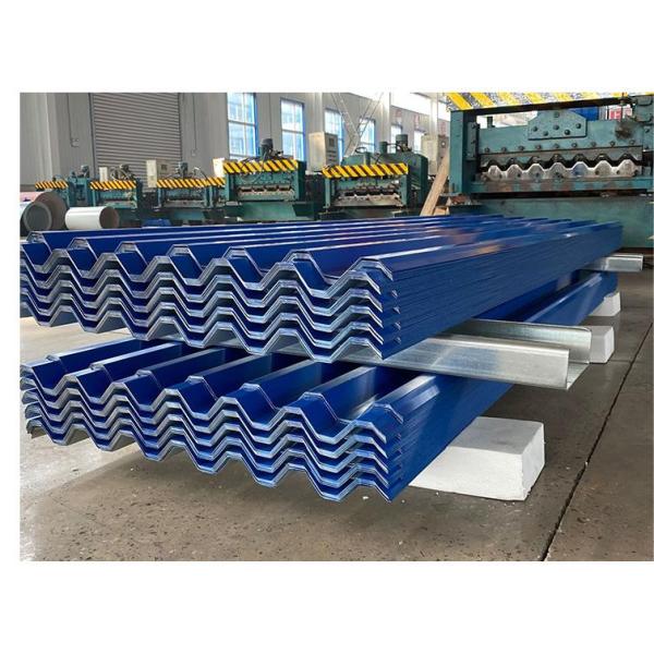 Galvanized Corrugated Panels for Residential Building Width 600-1250mm RoHS Certified