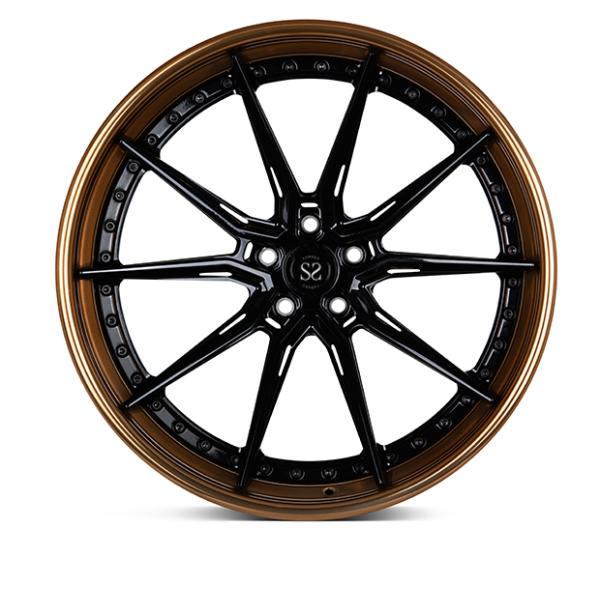 Dodge Challenger 2 Pieces Forged Alloy A6061 Wheel Car Rims Aluminum Wheels