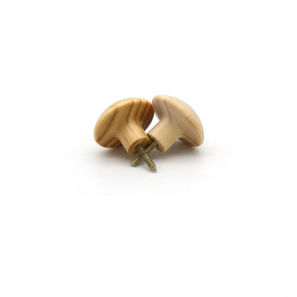 Pine wooden furniture knob wooden handle