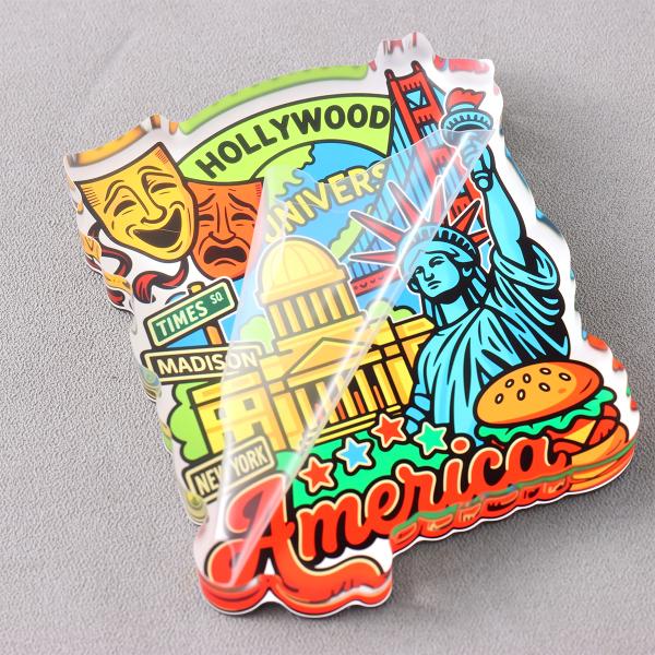 Promotional Custom Acrylic Magnets – Anime Design Fridge Magnets Printed for Wholesale Souvenir & Gift