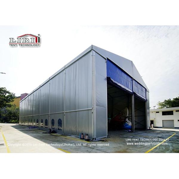 T6 Industrial Storage Tents With Sandwich Walls Auto Rolling Gate