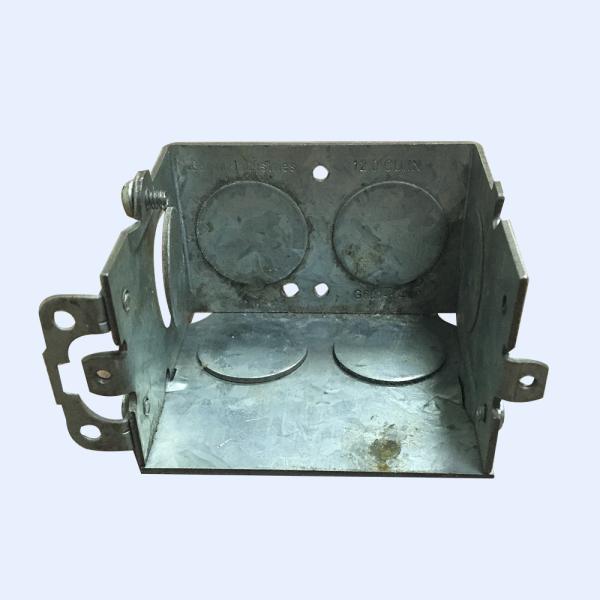0.80mm Thickness Electrical Box Support Bracket Pre Galvanized For BS4568 Conduit