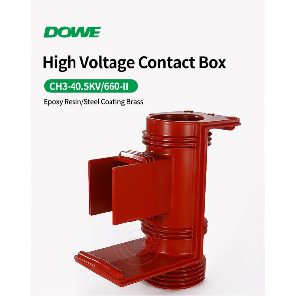 DUWAI CH3-40.5KV/660-2 High Voltage Epoxy Resin Contact Box for Indoor Switch Gear