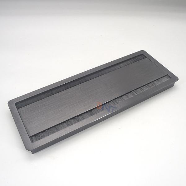 Furniture Soft Closing Brush Grommet Cable Box With Buffer Custom Length
