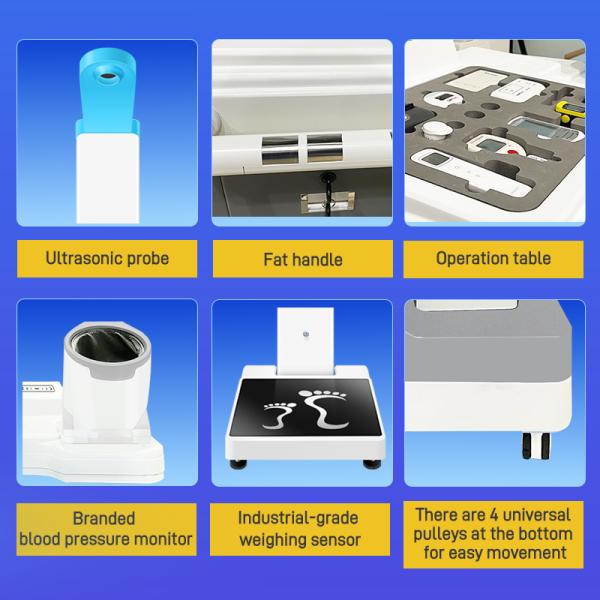Medical Health Checkup Kiosk with bluetooth Blood Pressure Monitor