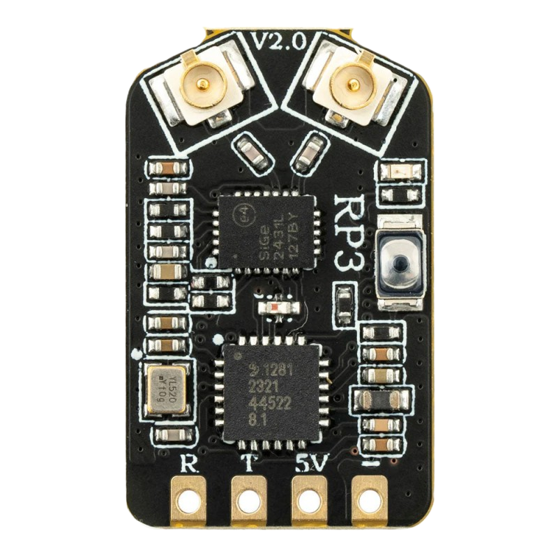 Radiomaster Rp3 V3.0 Expresslrs 2.4ghz Nano Receiver Dual Antenna for Rc Airplane Fpv Tinywhoop Long Range D Ji Neo