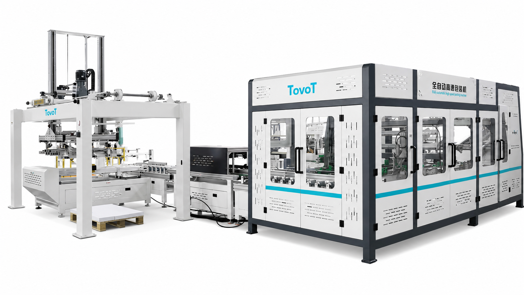 Automatic SPC Flooring Packing Machine 8–10 Boxes/Min For SPC Flooring Production Lines