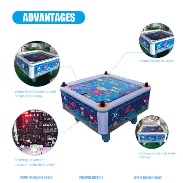 Arcade Kids Game Machine 4 Person Air Hockey Table Electronic Sports