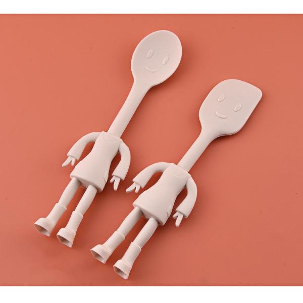 Country Kitchen Set Of Five Silicone MINI Kitchen Utensil Set Silicone Kitchen Baking Tools  Whisk Tong, Spatula, Spoon