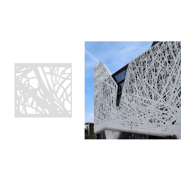 Outdoor Perforated Metal Ceiling Painted Finish Hemmed Edge Designed for Durable and Attractive Exterior Ceiling Solutions