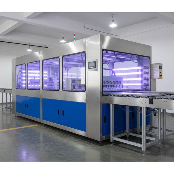 90 Degree Rotating Automatic UV Coating Machine For Cement Fiberboard