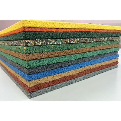 51% Elongation No Cracking Playground Rubber Play Tiles